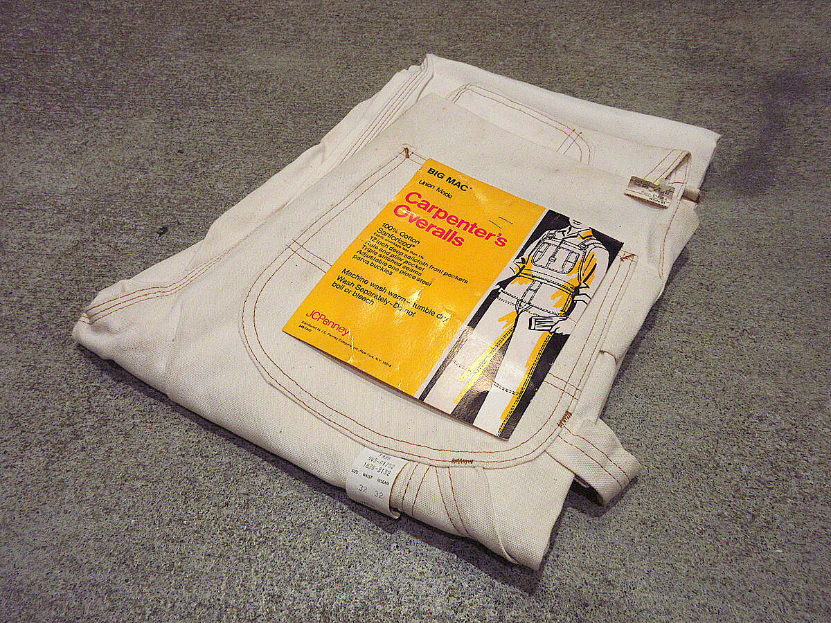 ビンテージ70's○DEADSTOCK BIG MACダブルニーダックオーバーオール