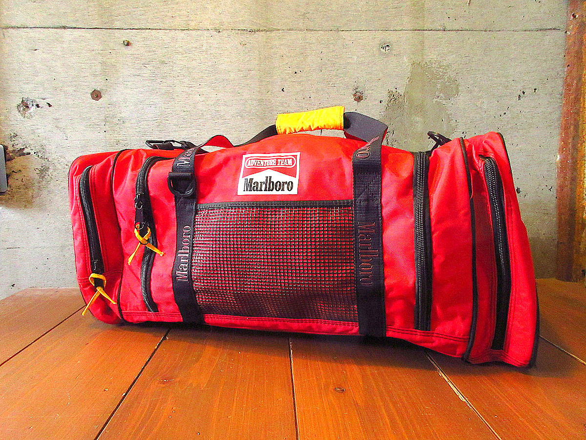 Marlboro マルボロ　ナイロンボストンバッグ 90年代 ビンテージ90's○Marlboroナイロンボストンバッグ○240725k6-bag-bstn