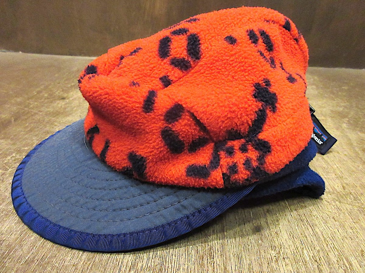 希少！90’s Patagonia シンチラダックビルキャップ　Lサイズ ビンテージ90's○Patagonia雪無しタグシンチラダックビルキャップsize