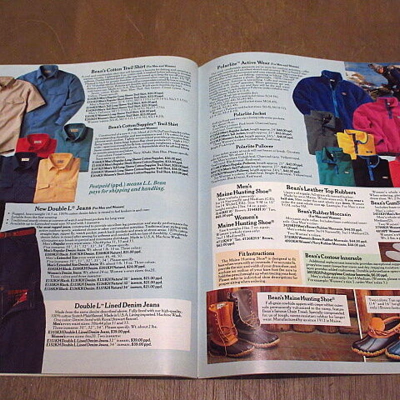 ビンテージ90's○L.L.Bean 1990年フライフィッシングカタログ