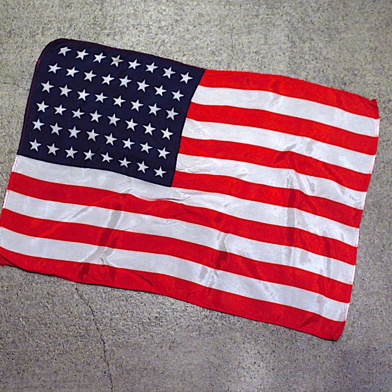 ビンテージ40's50's○48星アメリカ星条旗size 約29.5cm×約42cm○2512