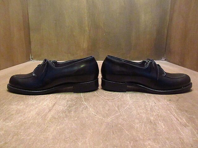 70s ビンテージ US NAVY USN サービス シューズ ミリタリー 革靴 ビンテージ60's70's○U.S.NAVYサービスシューズsize 9○211215k5