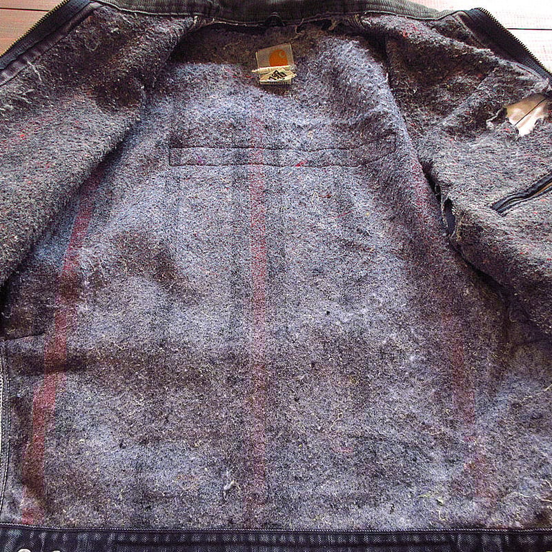 Carhartt裏地ブランケットデトロイトジャケット濃紺○230527k7-m-jk-ot