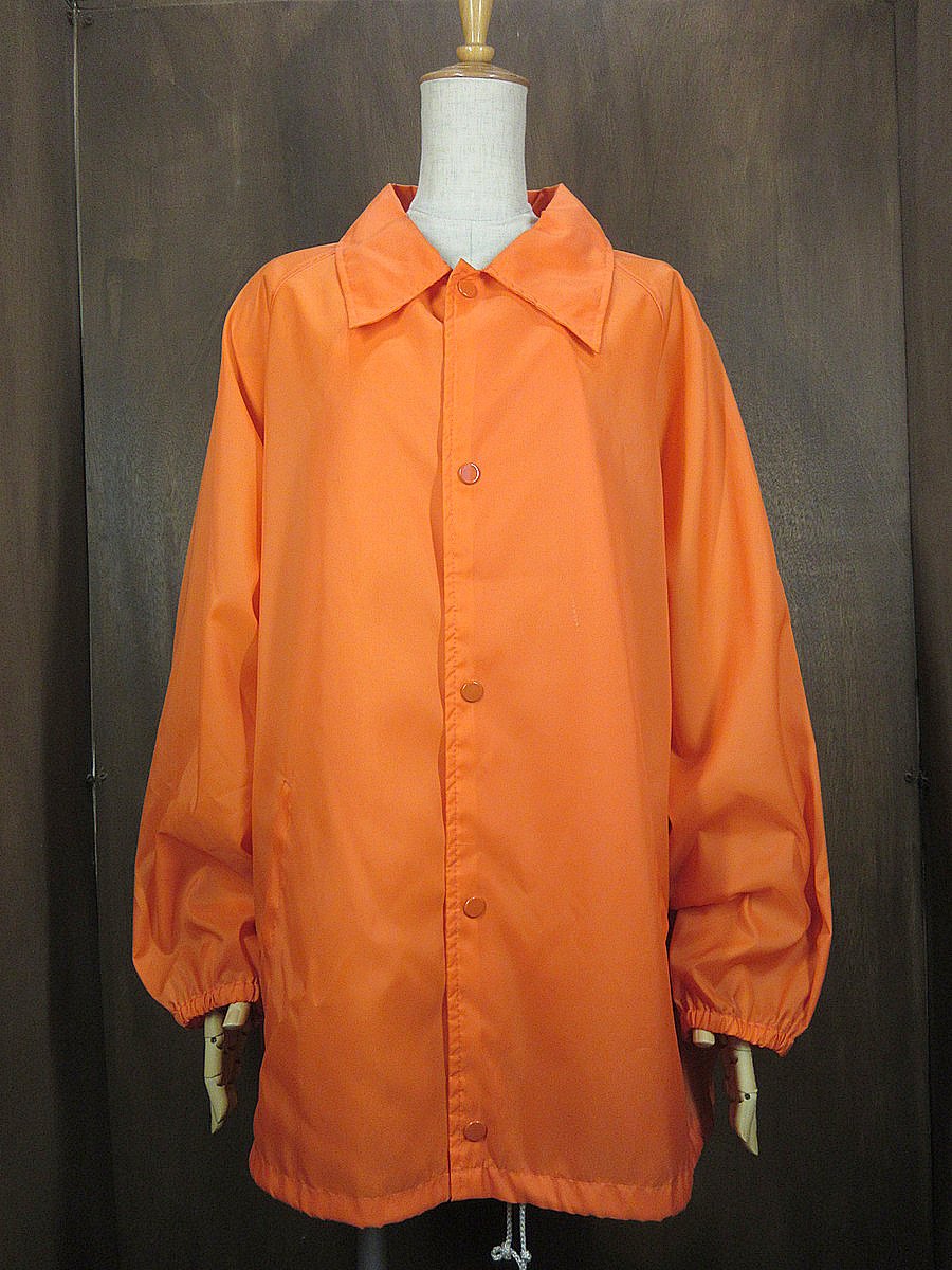 ビンテージ70's○MONTGOMERY WARDナイロンコーチジャケット橙 ビンテージ70's○MONTGOMERY WARDナイロンコーチジャケット橙