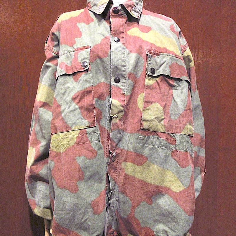 ビンテージ○イタリア軍サンマルコカモコンバットジャケット○260214m2
