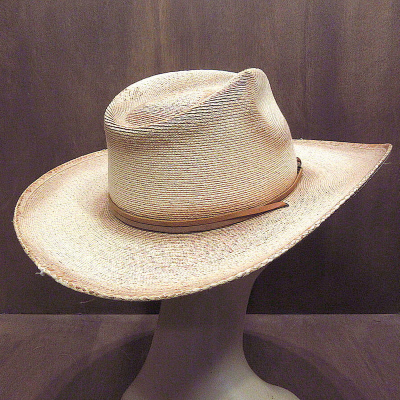 ビンテージ○RODEO DR BY STETSONストローテンガロンハットsize ビンテージ○RODEO DR BY STETSONストローテンガロンハットsize