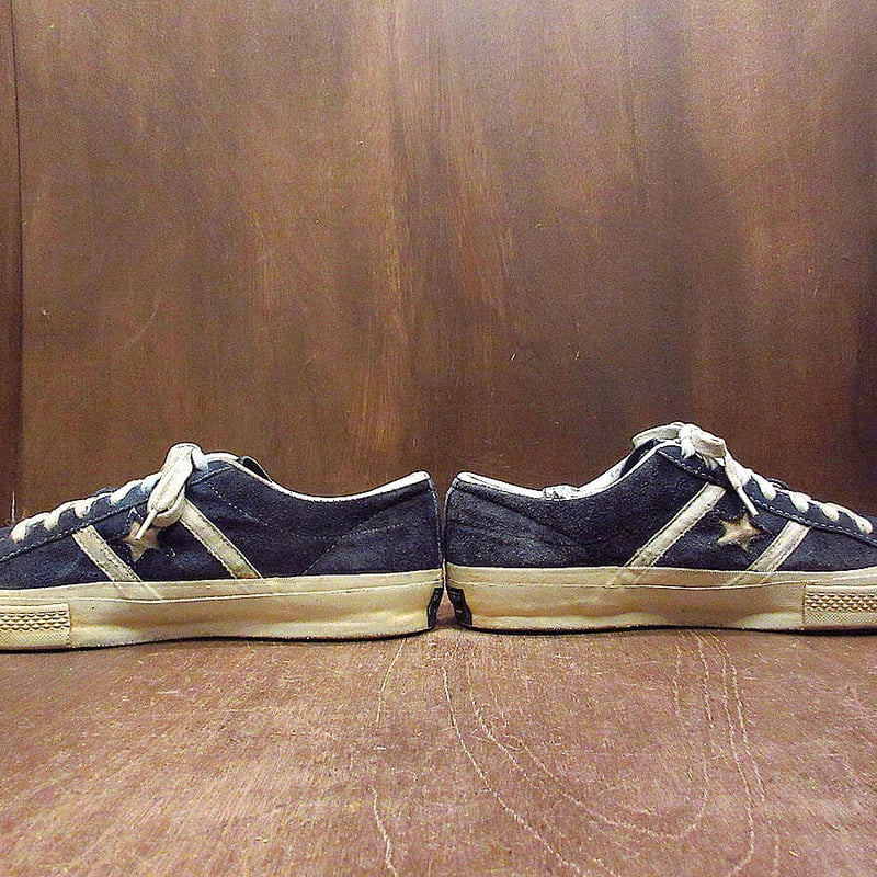 ビンテージ70's○CONVERSE囲みタグジャックスタースエード紺size ビンテージ70's○CONVERSE囲みタグジャックスタースエード紺size