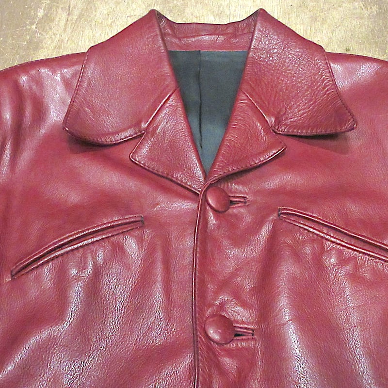 70s GLASSWATER グラスウォーター レザージャケット Vincent Gallo！ 希少ブラック！ 70s Vintage 