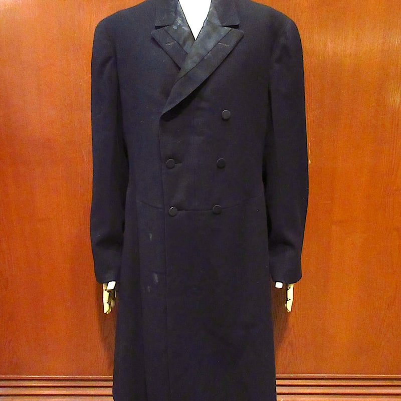 ビンテージ~1910's○フロックコート黒○240130c8-m-ct 10's