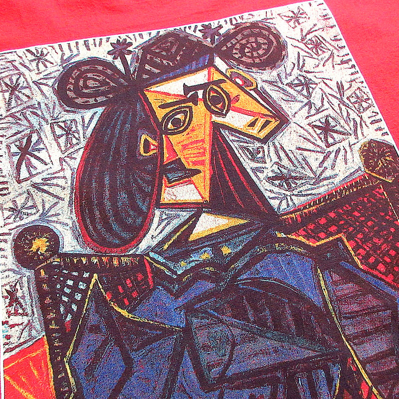 ビンテージ90's○Picasso ''Seated Woman with Flowery H