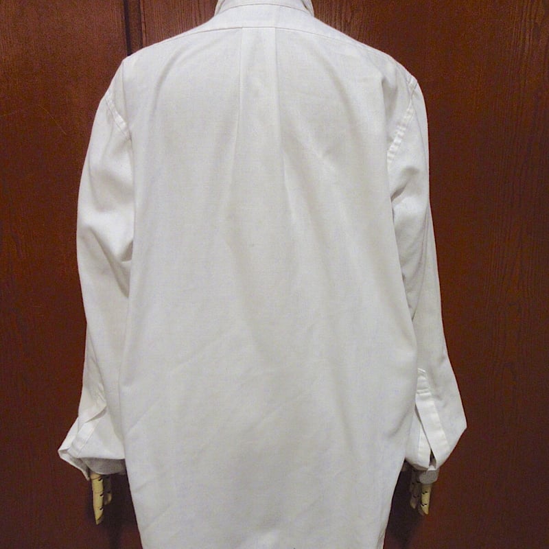 ビンテージ70's○Brooks Brothersボタンダウンドレスシャツ白size 15 1