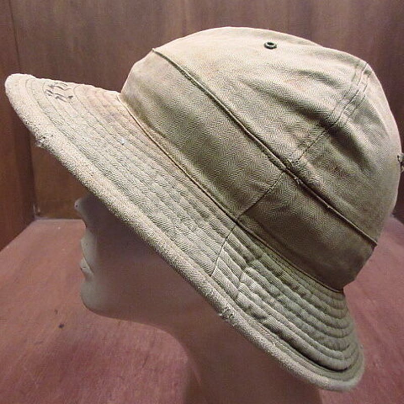 40s Vintage U.SARMY HBT ハット MILITARY - デッドストック 40s ビンテージ US ARMY HBT