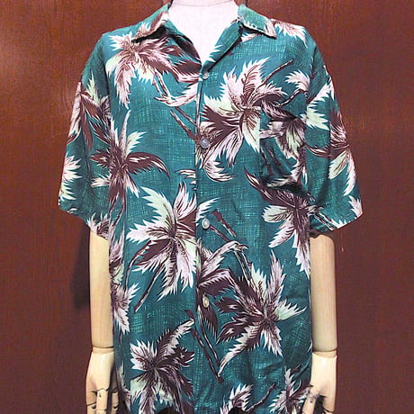 古着 ビンテージ ハワイアンシャツ 70's Vintage Hawaiian Shirts Aloha Shirts 100% Cotton 古着 us古着