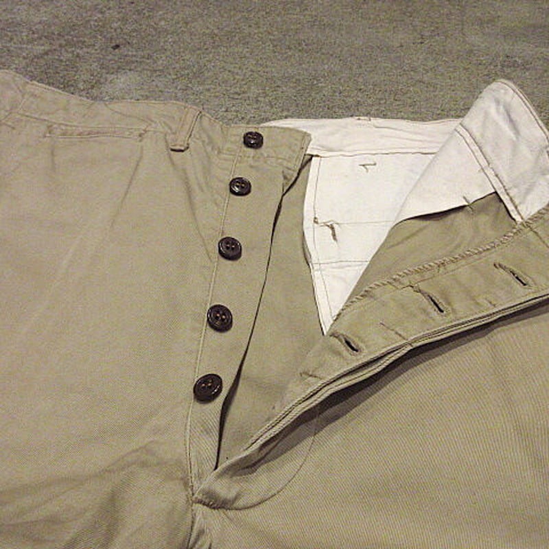 ビンテージ50's○U.S.ARMYボタンフライチノトラウザーズW36×L31