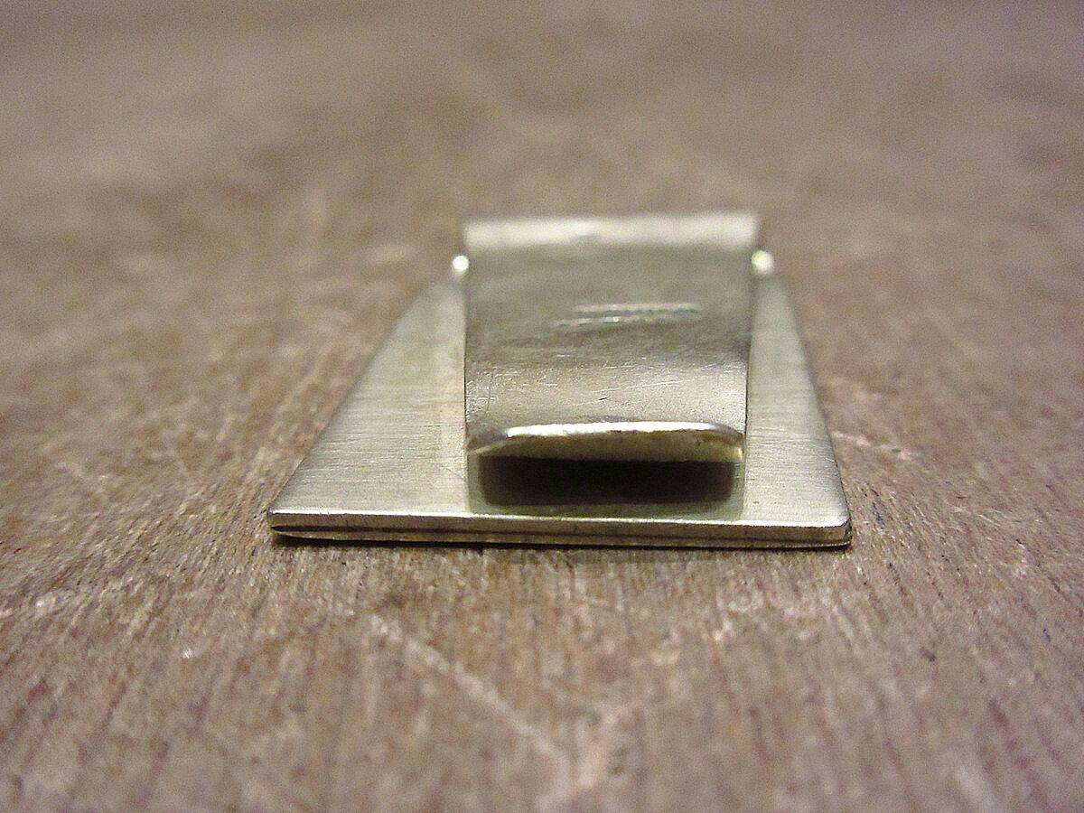 ビンテージ○MEXICO ALPACAアステカカレンダーマネークリップ