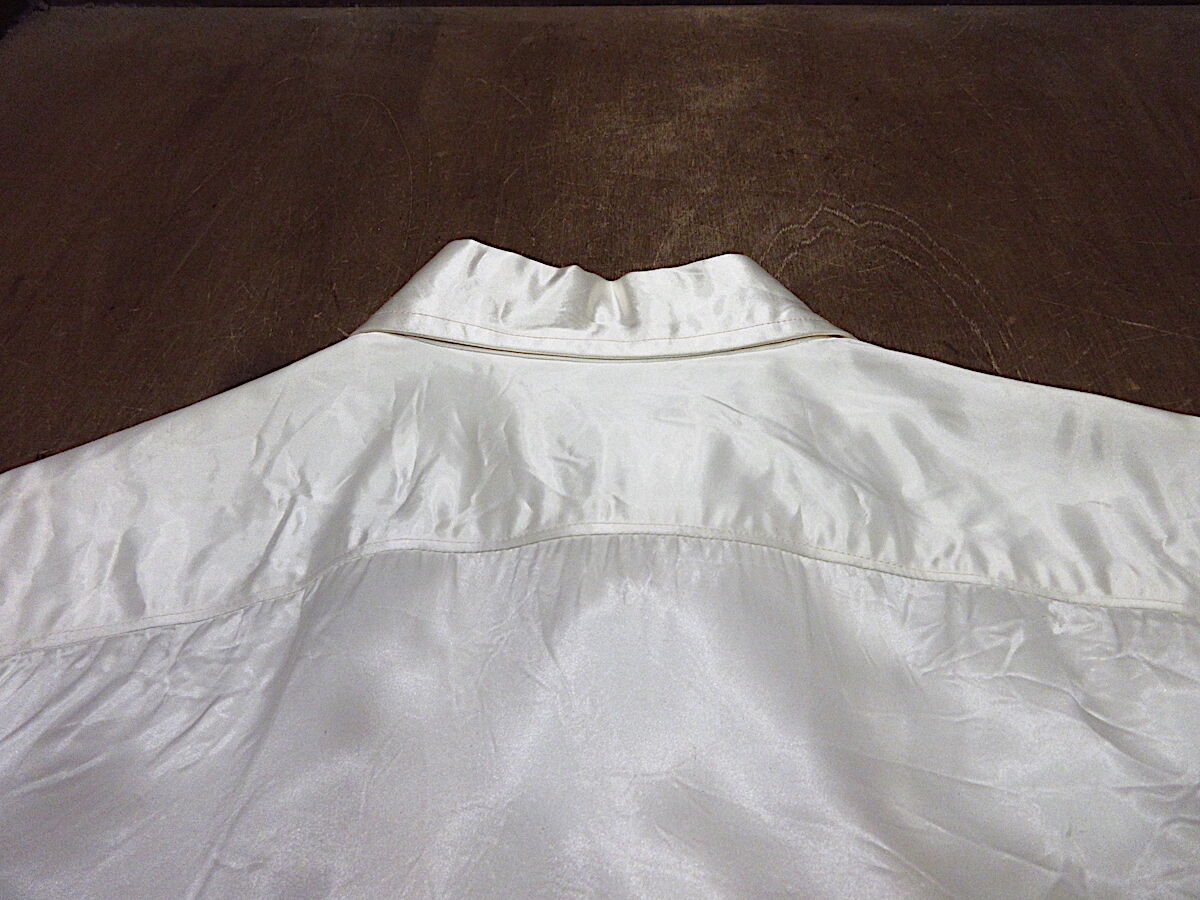 USED USA古着 白 ノースリーブシャツ フリルシャツ vintage ビンテージ70's○フリルドレスシャツ白○231005p5-m-lssh-drs
