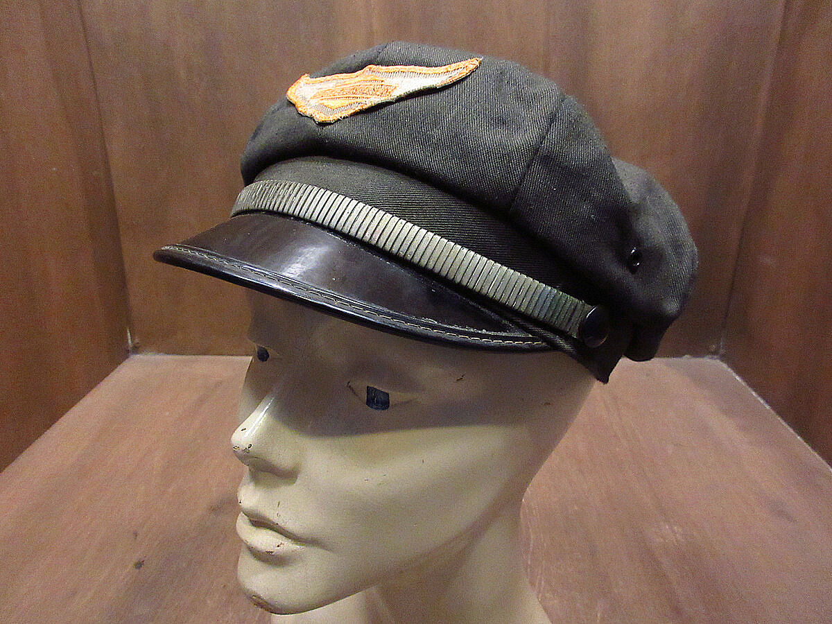 Vintage HARLEY-DAVIDSON ブラックキャスケット Vintage HARLEY-DAVIDSON ブラックキャスケット