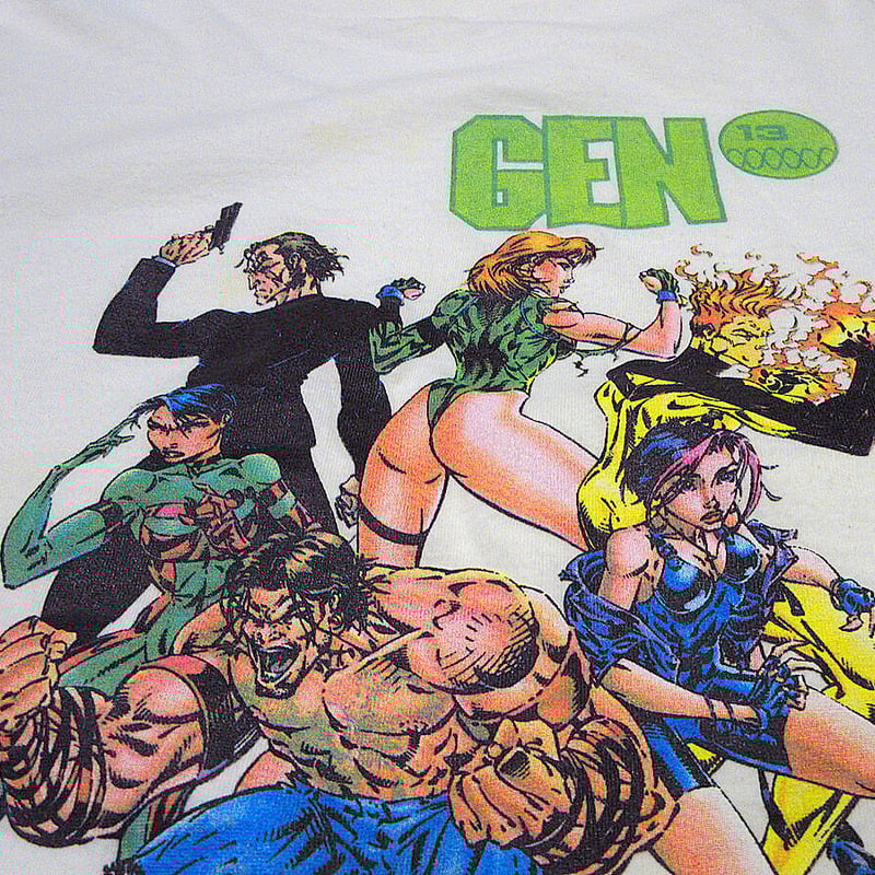 Wildcats Tシャツ Lサイズ アメコミ Jim Lee ビンテージ Wildcats Tシャツ Lサイズ アメコミ Jim Lee ビンテージ