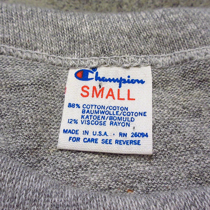 Champion 80's 後期　ビンテージ トリコタグ MADE IN USA 80年代 80s アメリカ製 チャンピオン リバースウィーブ カレッジ