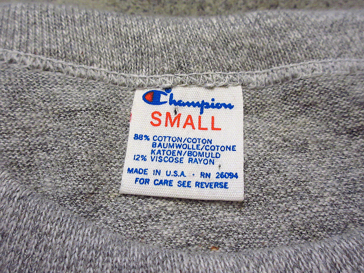 ビンテージ80's○DEADSTOCK ChampionトリコタグMINNESOTA VIKI