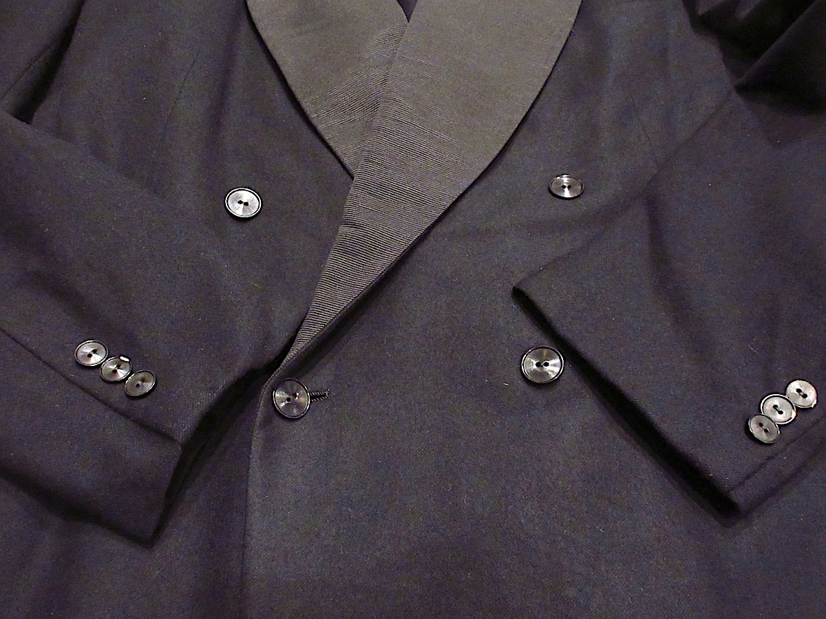 ビンテージ40's○Foreman & Clarkウールタキシードツーピース黒 ビンテージ40's○Foreman & Clarkウールタキシードツーピース黒