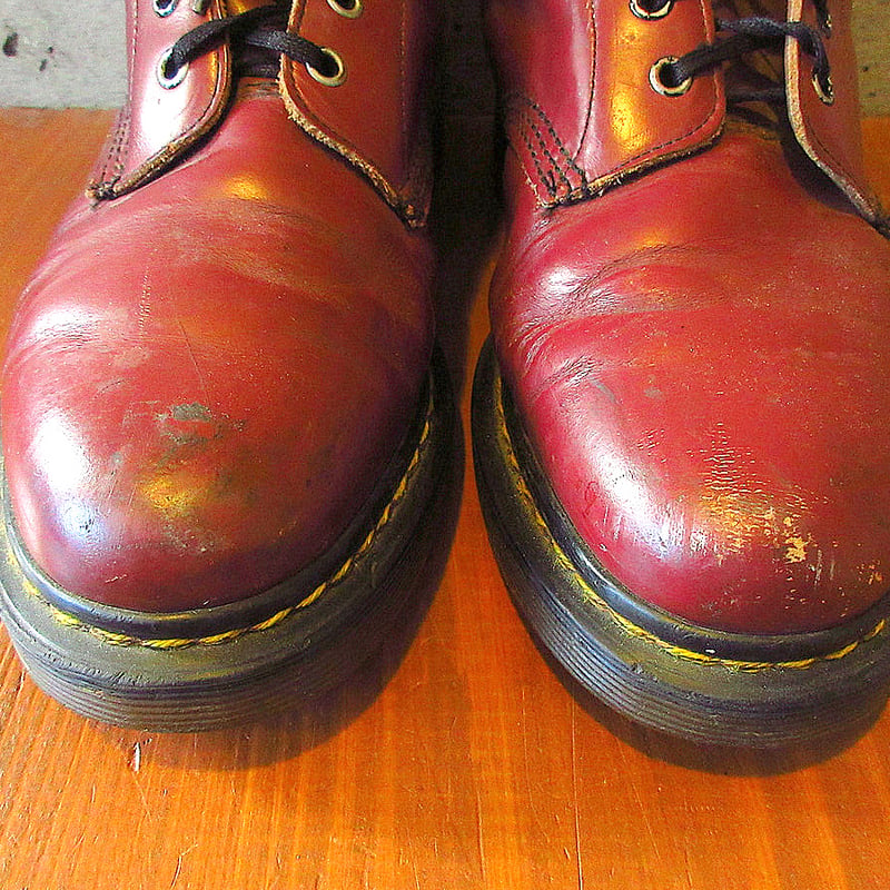 Dr.Martens MADE IN ENGLAND 8ホール　チェリーレッド ENGLAND製 Dr. Martens 8ホール レザーブーツ チェリーレッド 表記(UK8