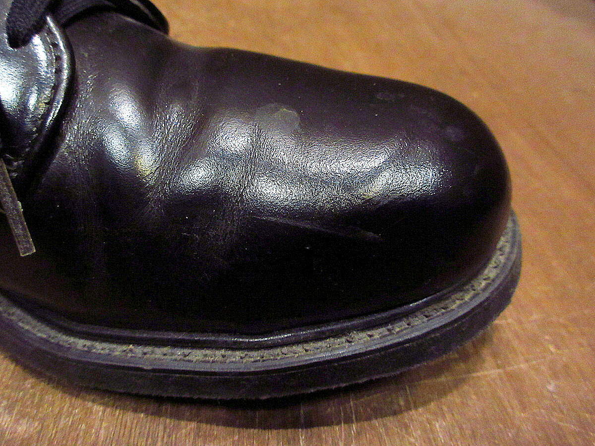 ビンテージ80's○LEHIGH PT83スチールトゥシューズ黒size 9D