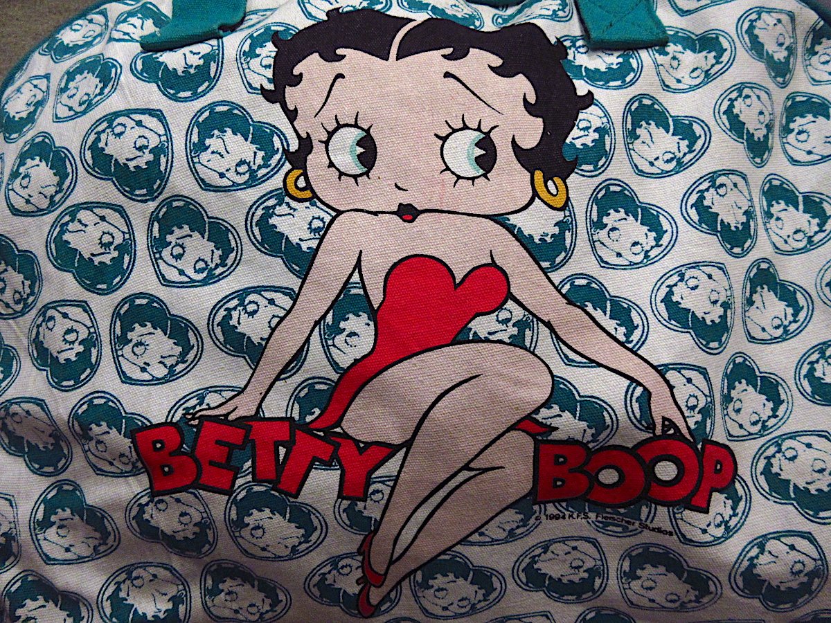 ビンテージ90's○DEADSTOCK BETTY BOOPボストンバッグ○240514c7-