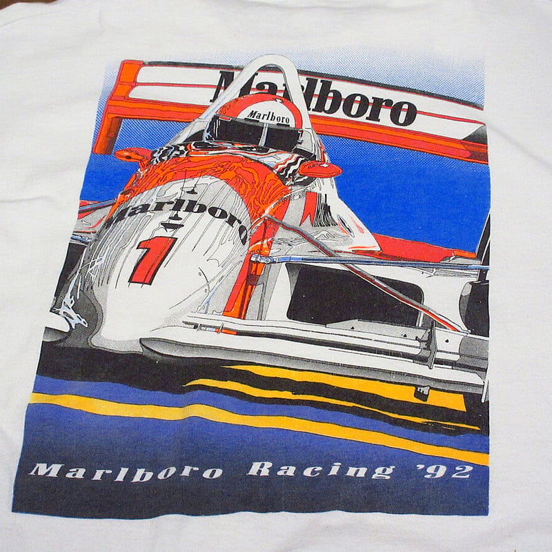 ビンテージ90's○Marlboro Racing '92 両面プリントポケットT ビンテージ90's○Marlboro Racing '92 両面プリントポケットT