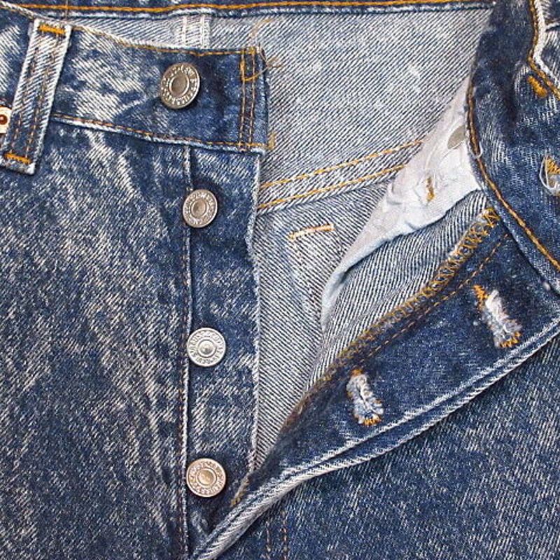 ビンテージ80's○DEADSTOCK Levi's 501ホワイトウォッシュW29 L32○
