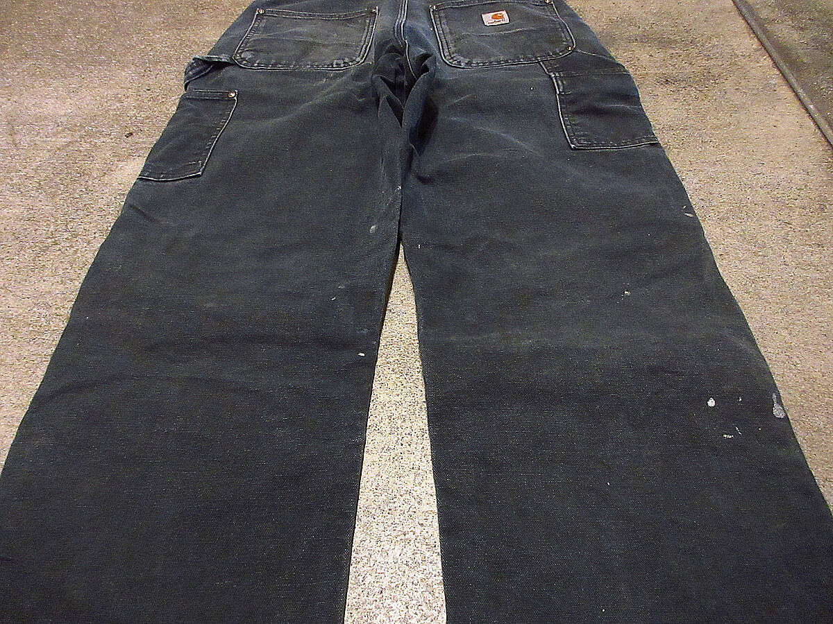 Carhartt ダブルニー ダック ペインターパンツ ワーク　W32 MADE IN U.S.A. CarharttダブルニーダックペインターパンツW32○2104