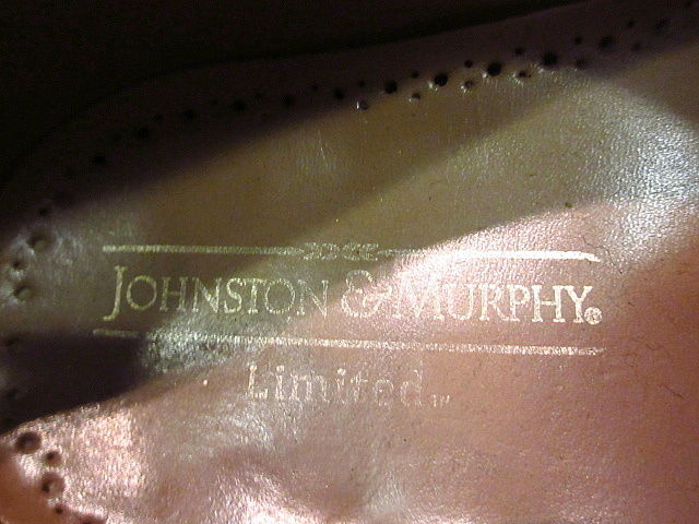 ビンテージ○JOHNSTON & MURPHYツートンサドルシューズ9 1/2 E○20090