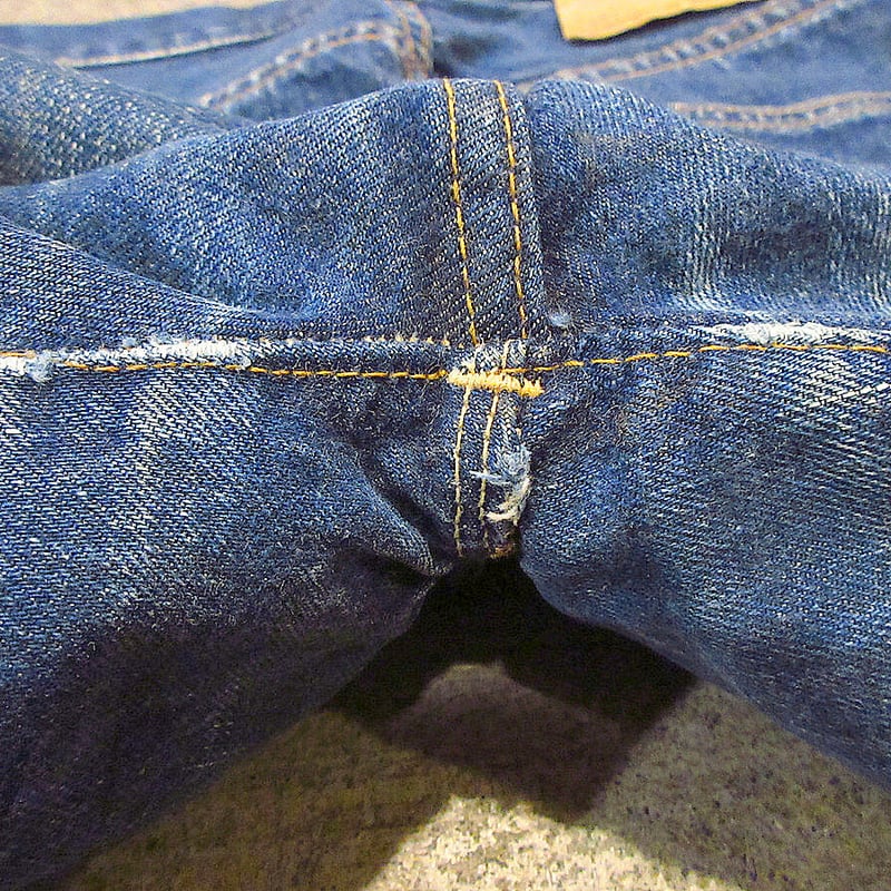 ビンテージ60's○Levi's 501 BIG Eデニムカットオフショーツ実寸 ビンテージ60's○Levi's 501 BIG Eデニムカットオフショーツ実寸
