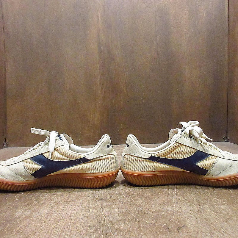 ビンテージ80's○diadoraスウェード×メッシュスニーカーsize 9