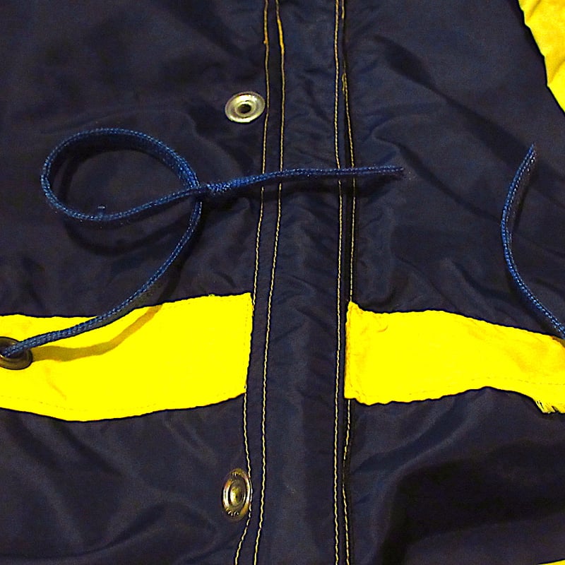 ビンテージ70's○BANANA EQUIPMENTマウンテンパーカ黄色×青size M○26