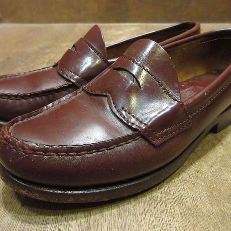 【デッドストック】50's コンビローファー ビンテージ50's○DEAD STOCK FREEMANペニーローファー茶