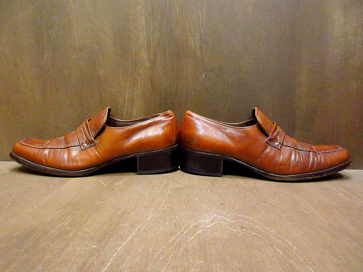 ビンテージ80's○FLORSHEIM designer collection レザーローファ
