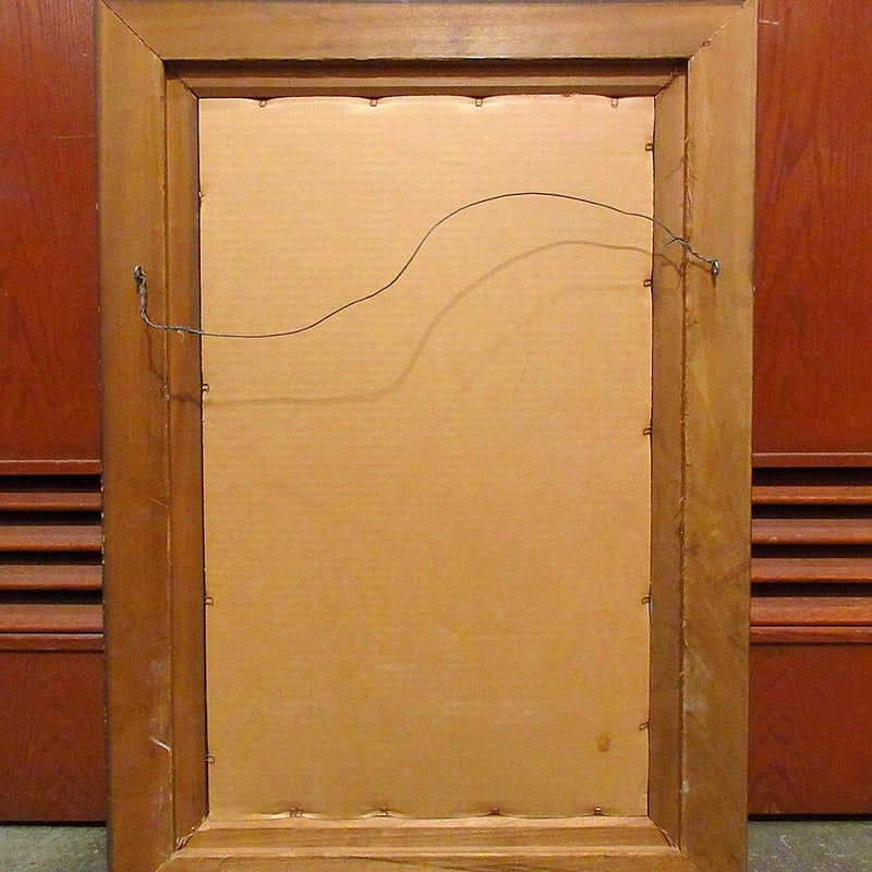 ニュージーランドビールスタインレイジャー木枠フレームパブミラー