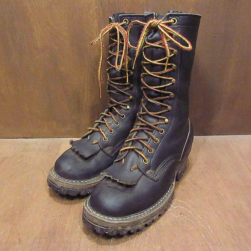 WHITE'S BOOTSパッカーブーツ黒size 7D○210904s5-m-bt-25cm