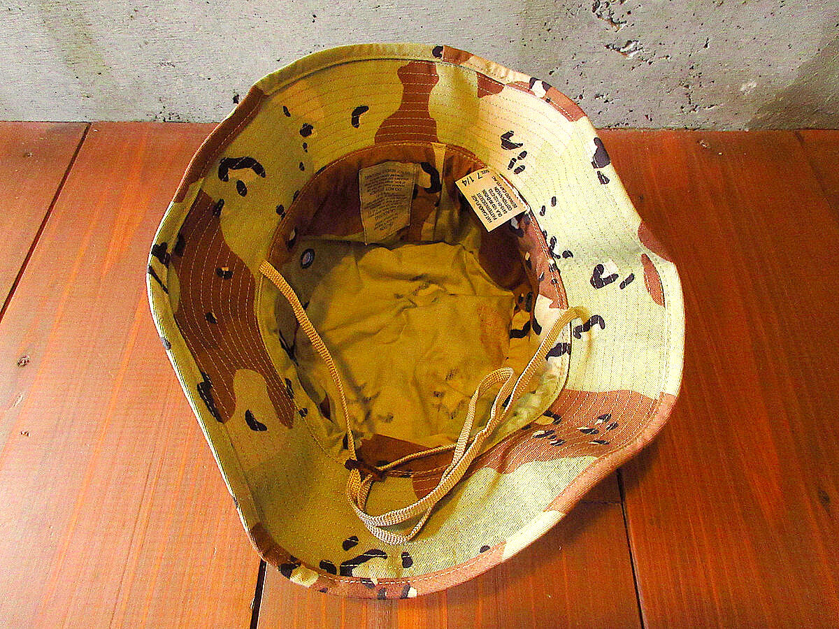 ビンテージ90's○U.S.ARMYデザートカモブーニーハットsize 7 1/4○23050
