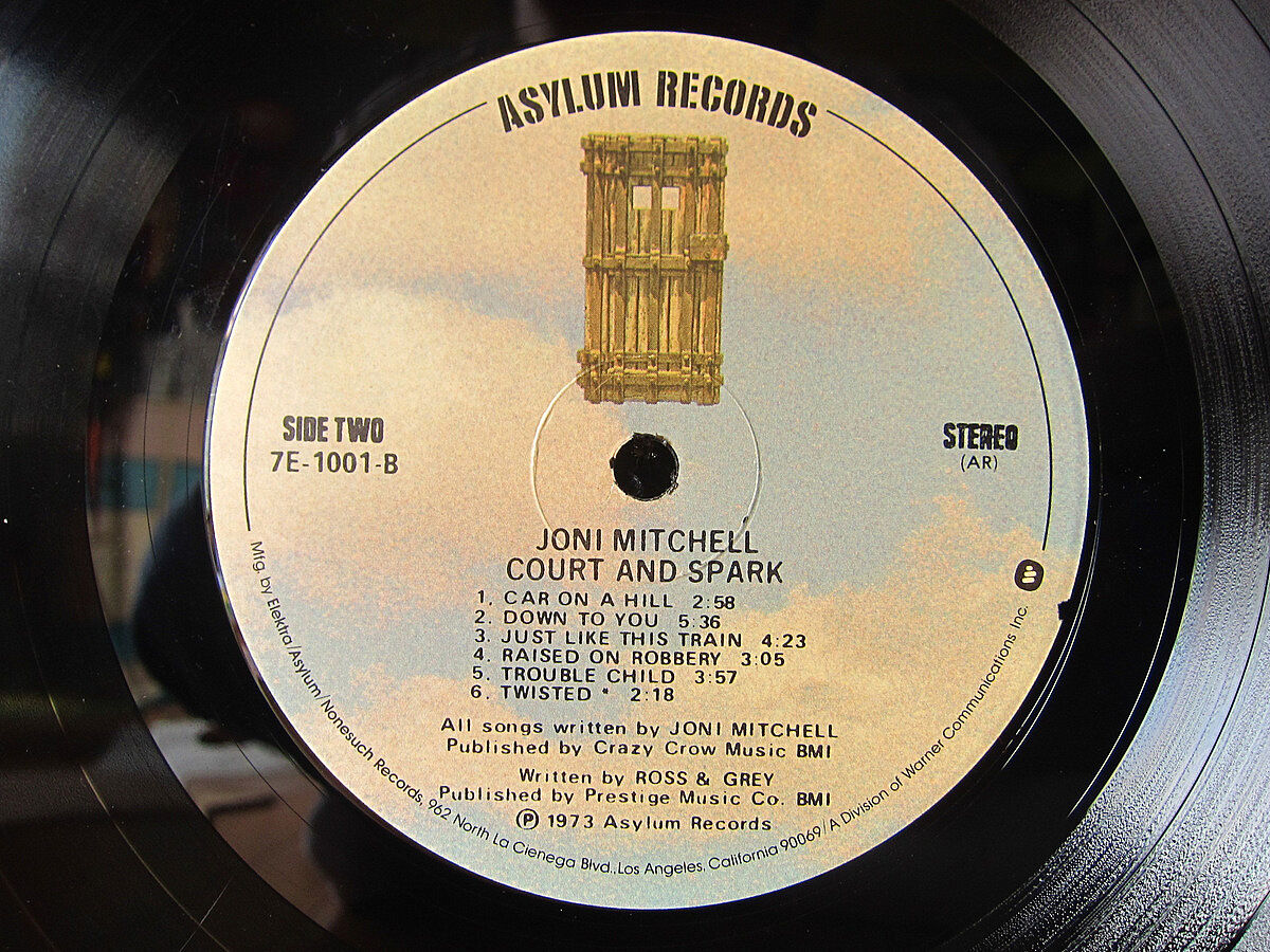 Joni Mitchell○Court And Spark ASYLUM RECORDS 7E