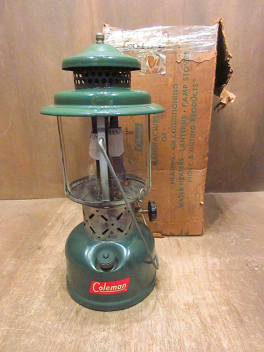 ビンテージ50's○Coleman 220Eダブルマントルランタン 元箱付き ビンテージ50's○Coleman 220Eダブルマントルランタン 元箱付き