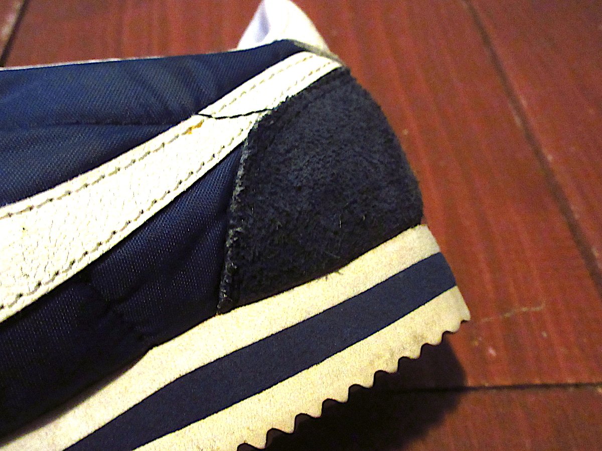 ビンテージ80's○NIKEナイロンコルテッツ紺size 5○260320j2-w-snk-2