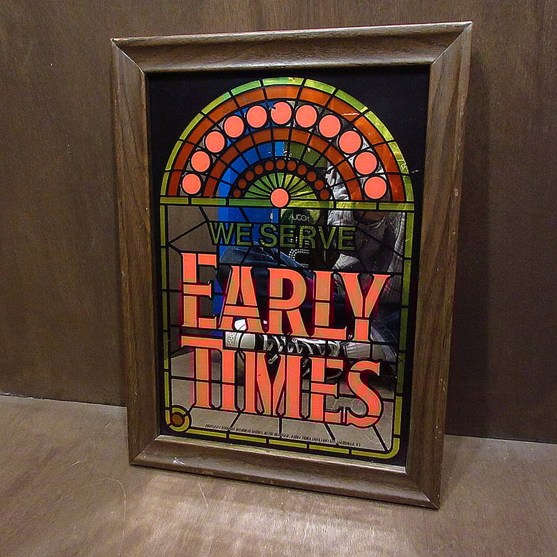 雰囲気◎希少EARLY TIMES パブミラー　vintage 雰囲気◎希少EARLY TIMES パブミラー vintage 【公式通販】
