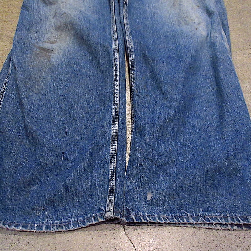 ビンテージ60's○BIG MACデニムオーバーオール実寸W96cm○240819m6-m-o