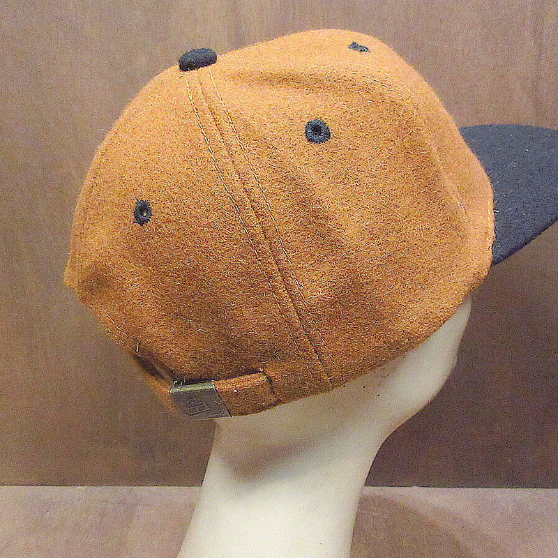 ビンテージ90s○DEADSTOCK OTTO CAP 6パネルツートーンフェルト 