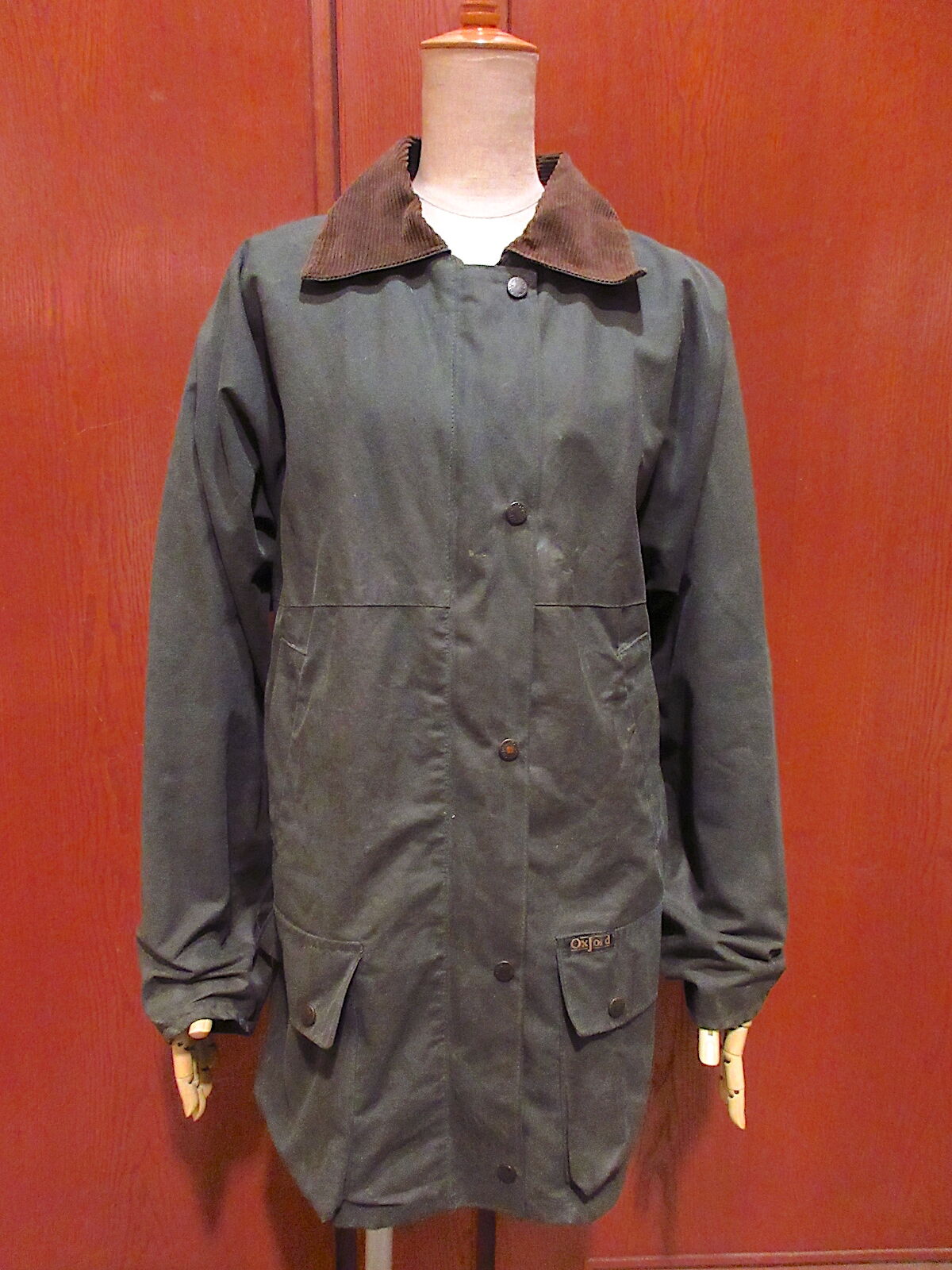 oxfordblue　オイルドジャケット オックスフォードブルー オイルスキンジャケット（ブラック）M