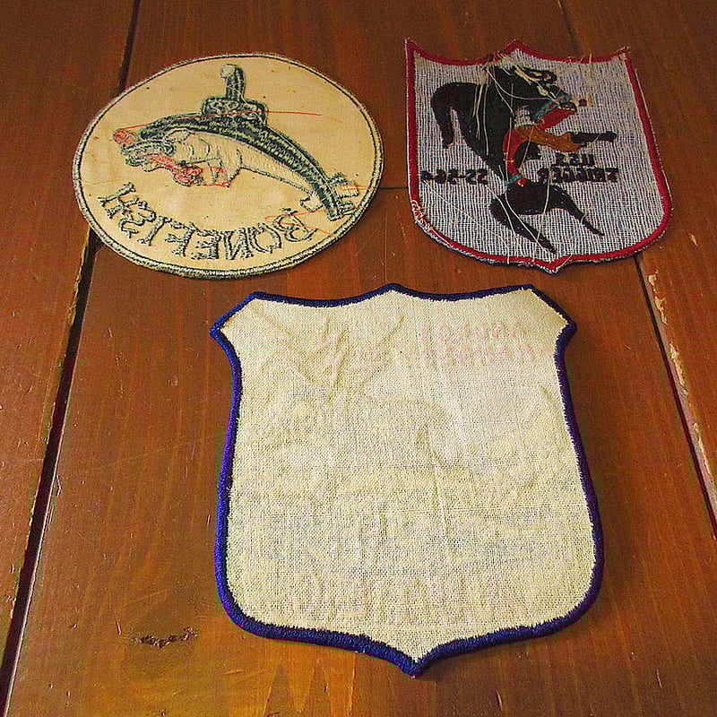 ビンテージ○ミリタリーワッペン3枚セット○240911j8-otclct古着軍物