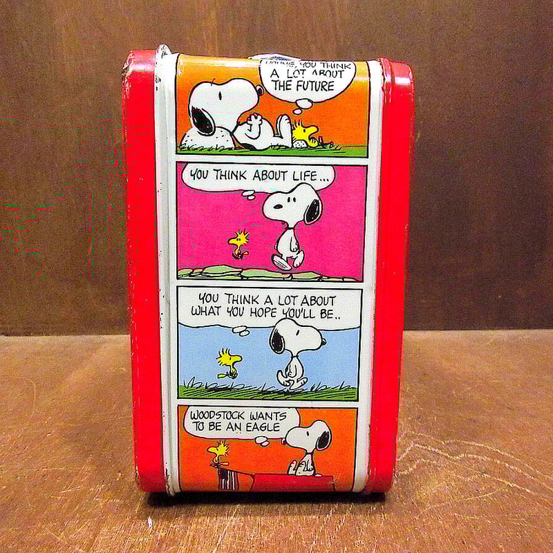 ビンテージ70's○THERMOS PEANUTSメタルランチボックス