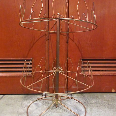 瞬間お値下げ❣️ミニ　ヴィンテージ　棚　レコード棚　書類棚ミツロウ仕上げ 瞬間お値下げ❣️ミニ ヴィンテージ 棚 レコード棚 書類棚